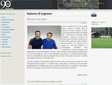 Tablet Screenshot of aia-legnano.it